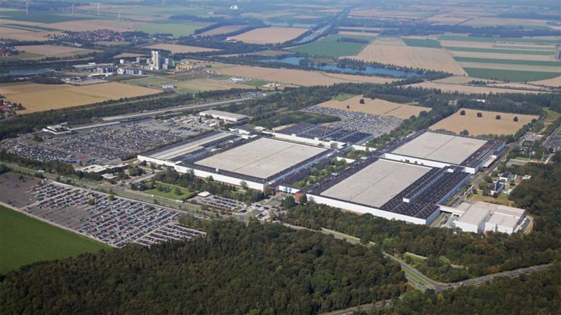 Luftaufnahme Volkswagen Werk Salzgitter