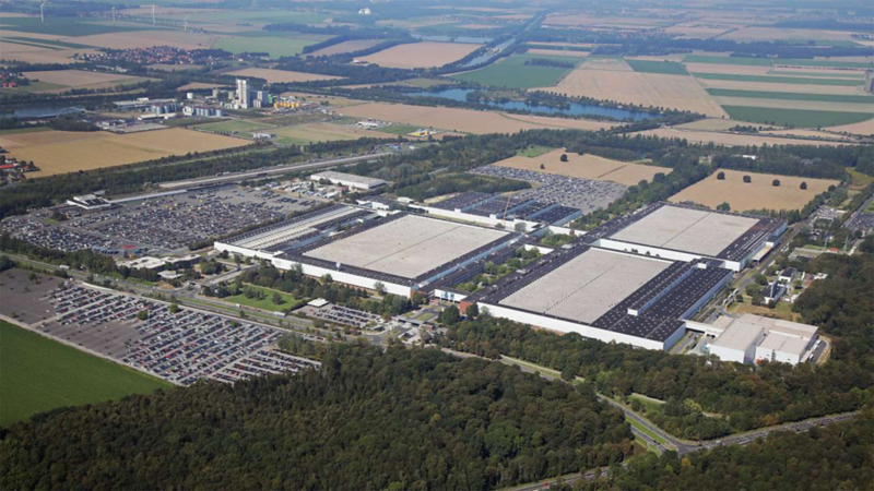 Panorama of Volkswagen’s Salzgitter site