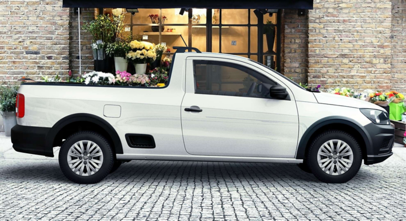 Saveiro es una buena pickup para el trabajo, además de ser una camioneta muy segura.
