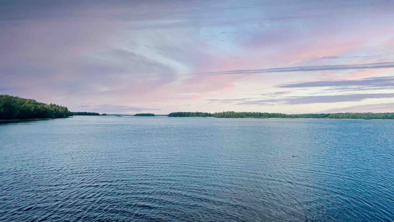 Lake in southern Sweden.