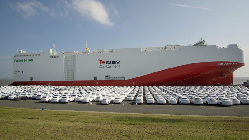 SIEM CONFUCIUS - Buque de transporte de los automóviles de Volkswagen México