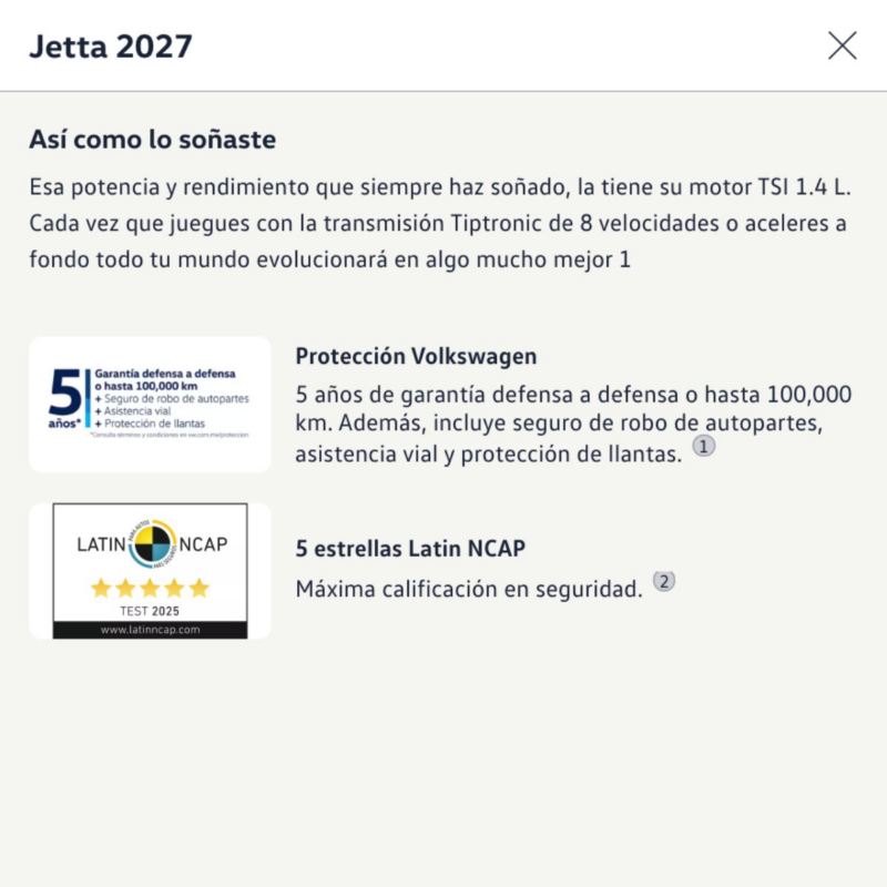 Certificaciones y reconocimientos de seguridad mostrados en Smart Offer.