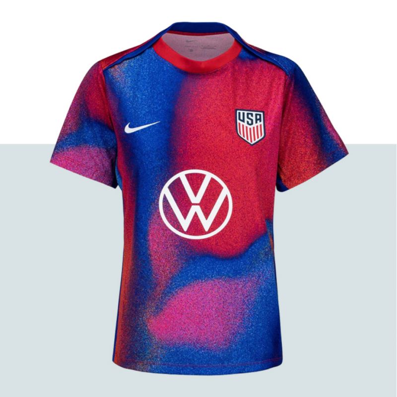 Camiseta de fútbol de EE. UU. patrocinada por VW.