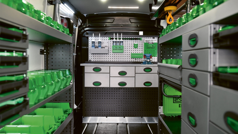 Specialinredning för VW transportbil från System Edström
