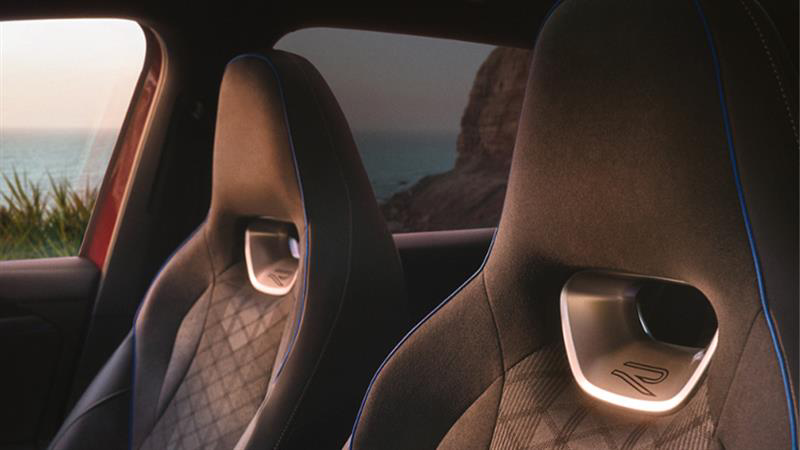 Sporty and comfortable seats view