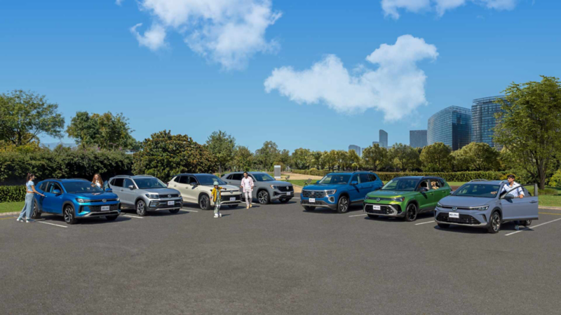 Gama de camionetas SUV de Volkswagen.