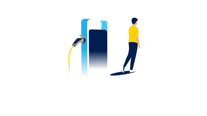 Illustration sur la manière de démarrer le processus de chargement.