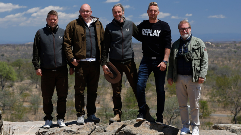 Svenska laget bestod av fr. vänster Bjarne Wahlstrand, Micael Jakobsson, Richard Sjösten och Linus Hedwall.
