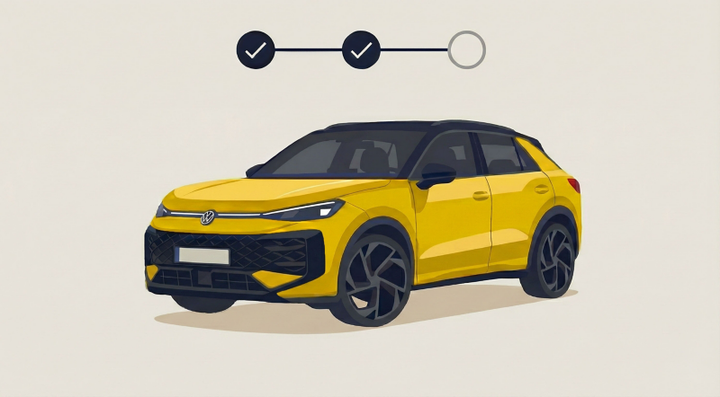 Twój nowy VW w trzech krokach