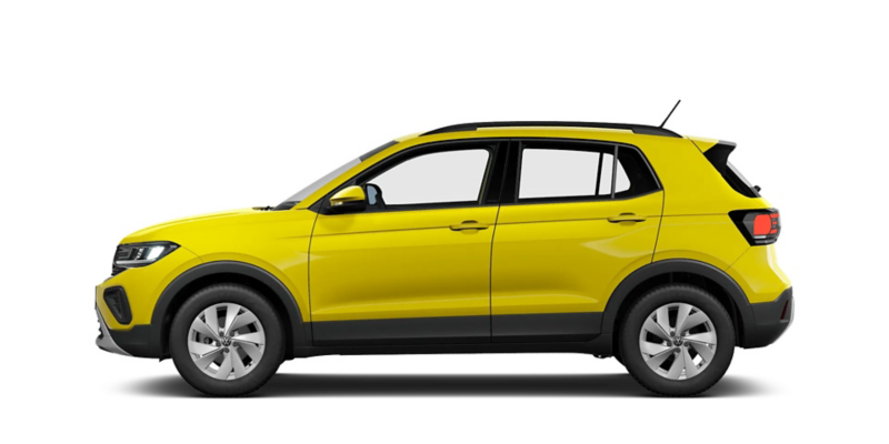 T-Cross Life de profil.