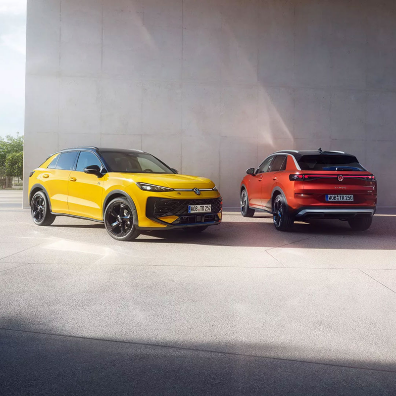 2 Nouveaux T-Roc vue de face et d'arrière