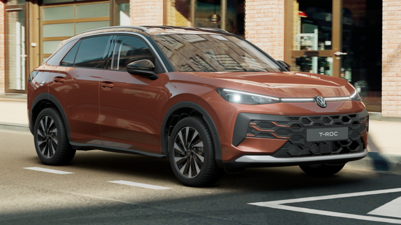 render przedstawiający rodzinną wersje T-roc'a