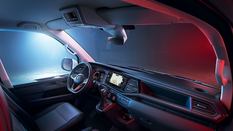 Interiören i nya VW T6.1