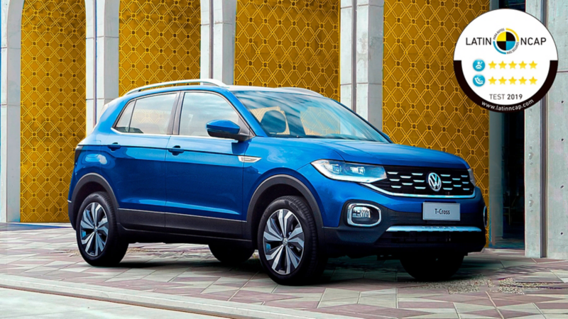 Camioneta SUV T-Cross VW, una de las más seguras en el mercado gracias a su ingeniería.
