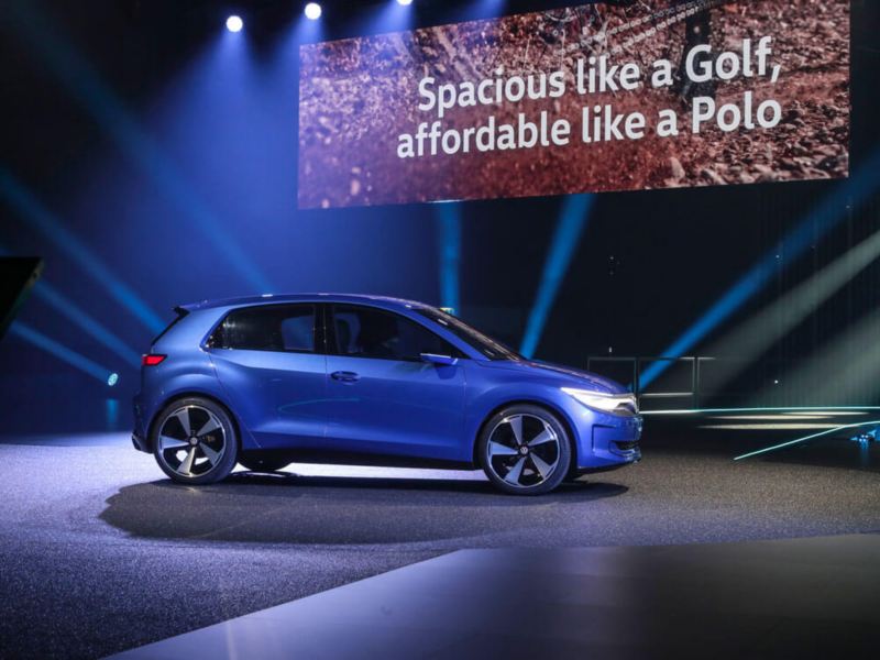 La présentation du concept-car ID. 2all, "Spacieux comme une Golf, abordable comme une Polo".