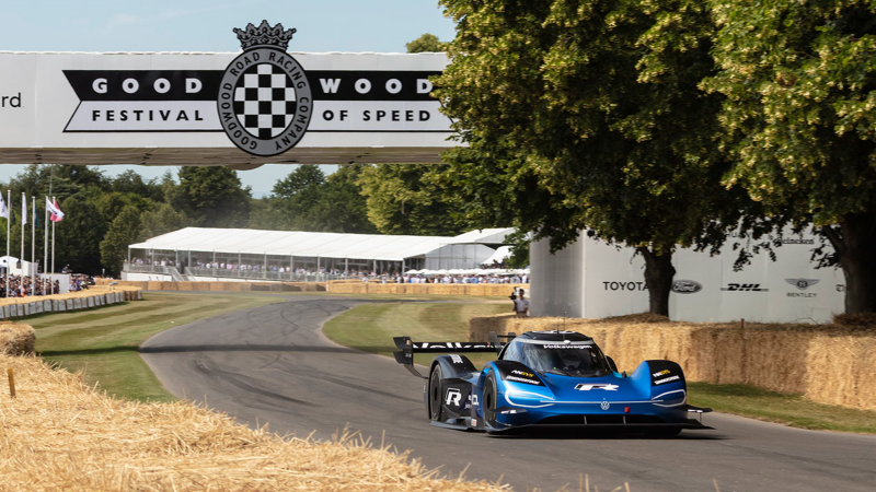 Volkswagen ID.R på Goodwood Festival of Speed.