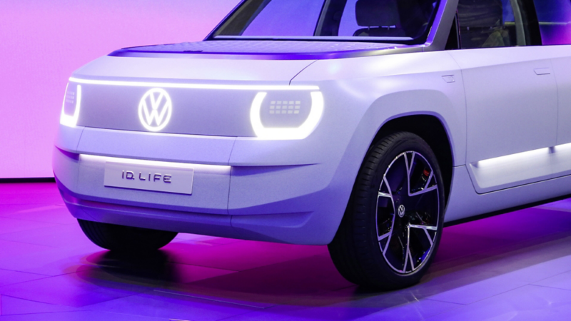 Die Frontansicht des VW ID. LIFE