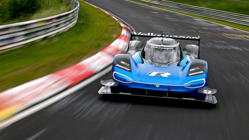 Il “record elettrico” di Volkswagen ID.R sul Nürburgring-Nordschleife 2019