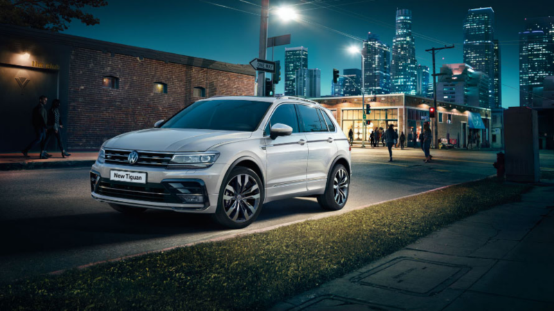 vw tiguan exterior front view