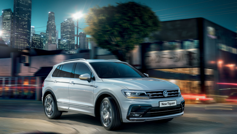 tiguan r-line cornering 