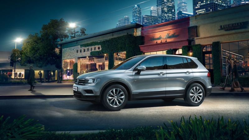 vw tiguan exterior left hand side view