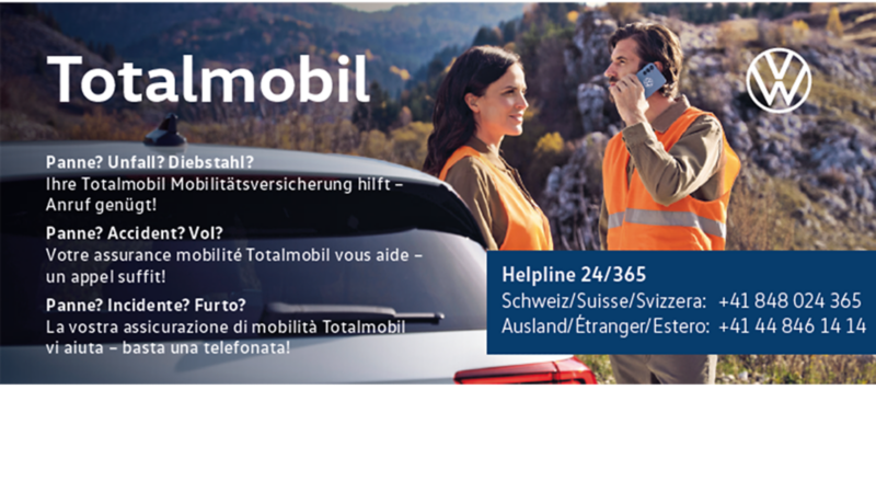 Die kostenlose Mobilitätsversicherung Totalmobil!