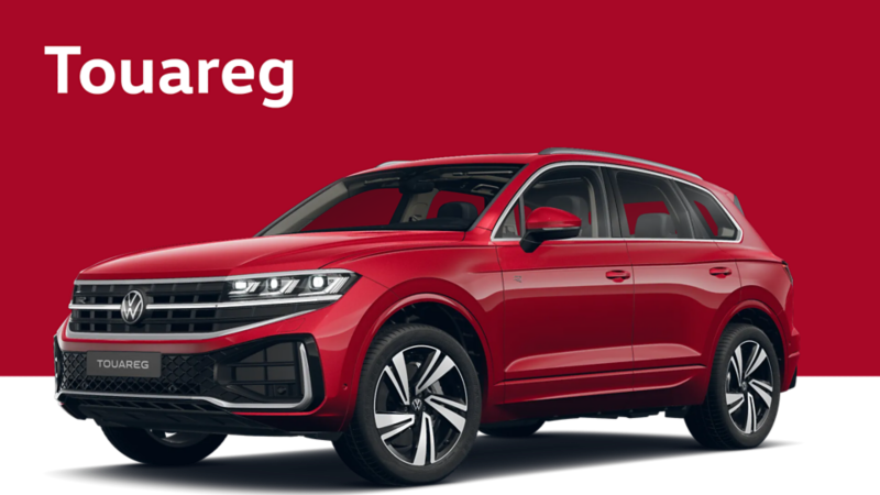 Touareg with red background
