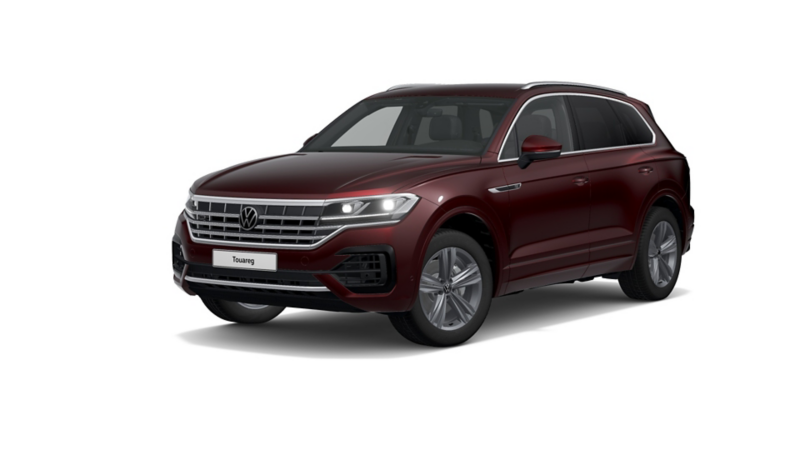 volkswagen touareg color rojo malbec