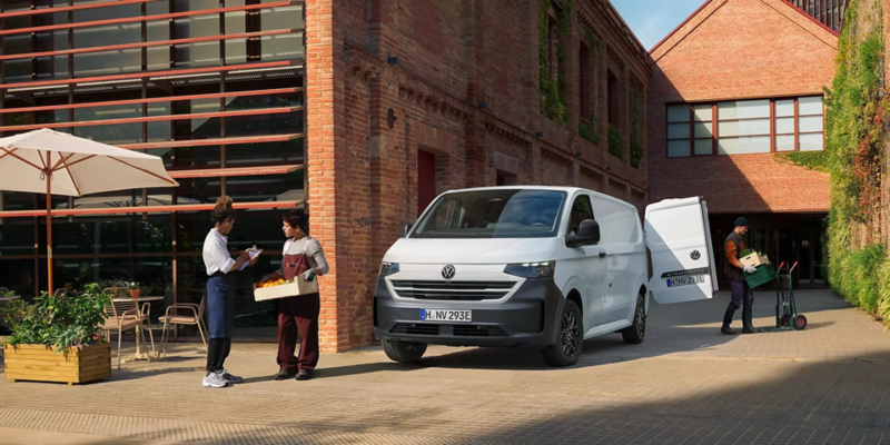 Volkswagen Transporter, allestimento furgoni isotermici, consegna prodotti freschi.