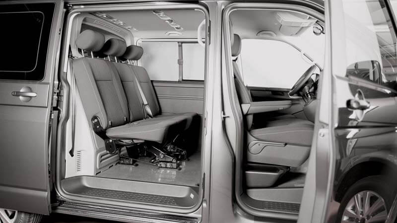 Caravelle Dubbele cabine Highline kort of lang met twee schuifdeuren