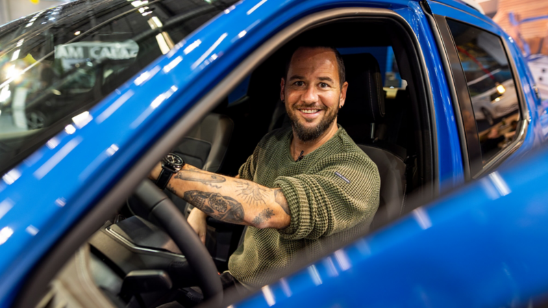 Marc Trauffer al volante del nuovo Amarok