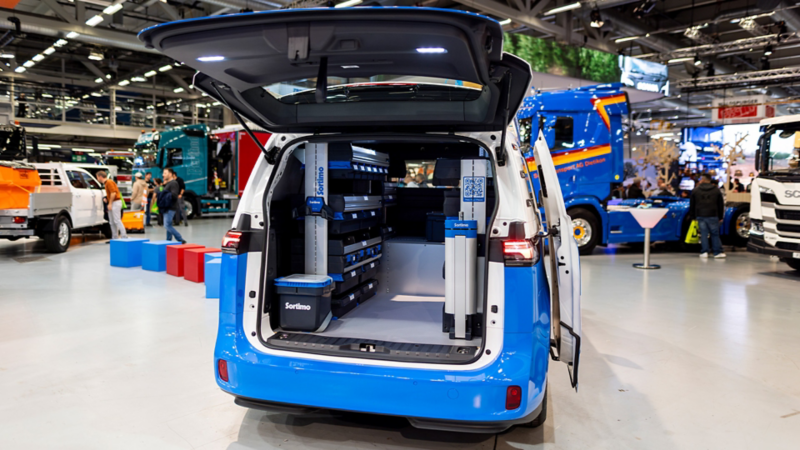 L'interno dell'ID. Buzz Cargo