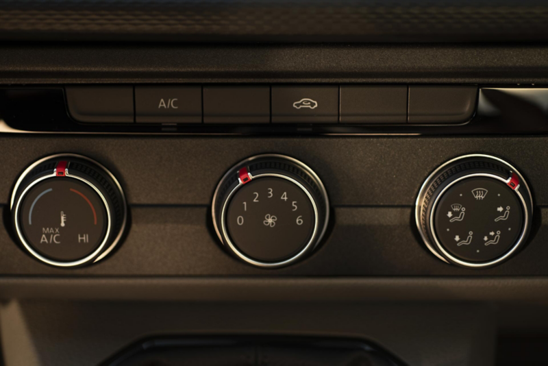 Climatizador con regulación electrónica en VW Transporter Chasis