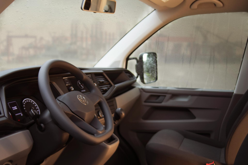 VW Transporter Chasis con gran visibilidad en cabina