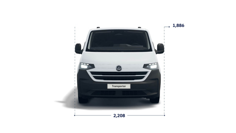 Dimensiones de Transporter Cargo Van