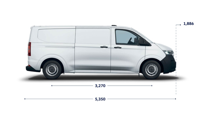 Dimensiones de Transporter Cargo Van