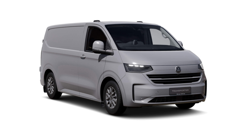 a grey VW Transporter