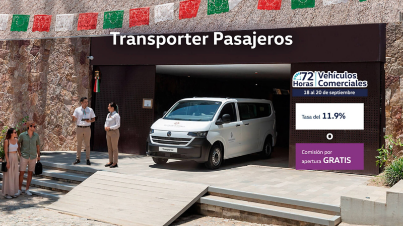 Adquiere un camioneta de trabajo Volkswagen Transporter Pasajeros a precio promocional