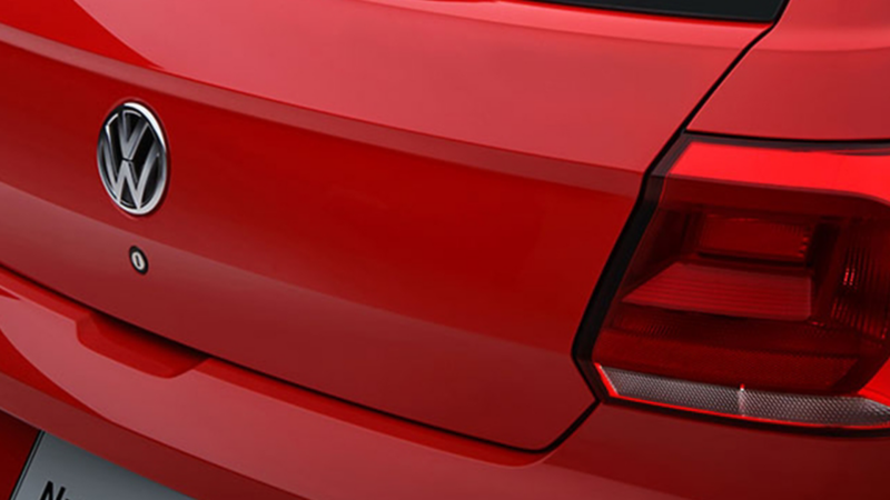 Parte trasera de Nuevo Gol VW, diseñado con frenos ABS para mayor seguridad al conducir