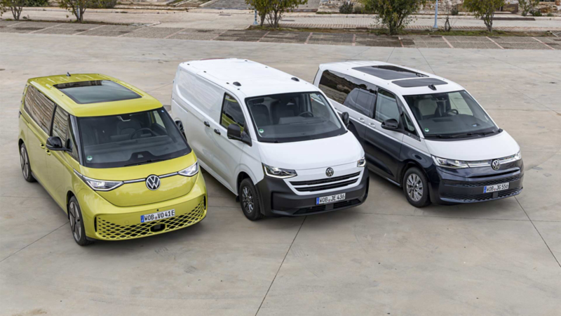 Volkswagen generation T7: ID. Buzz, Transporter och Multivan.