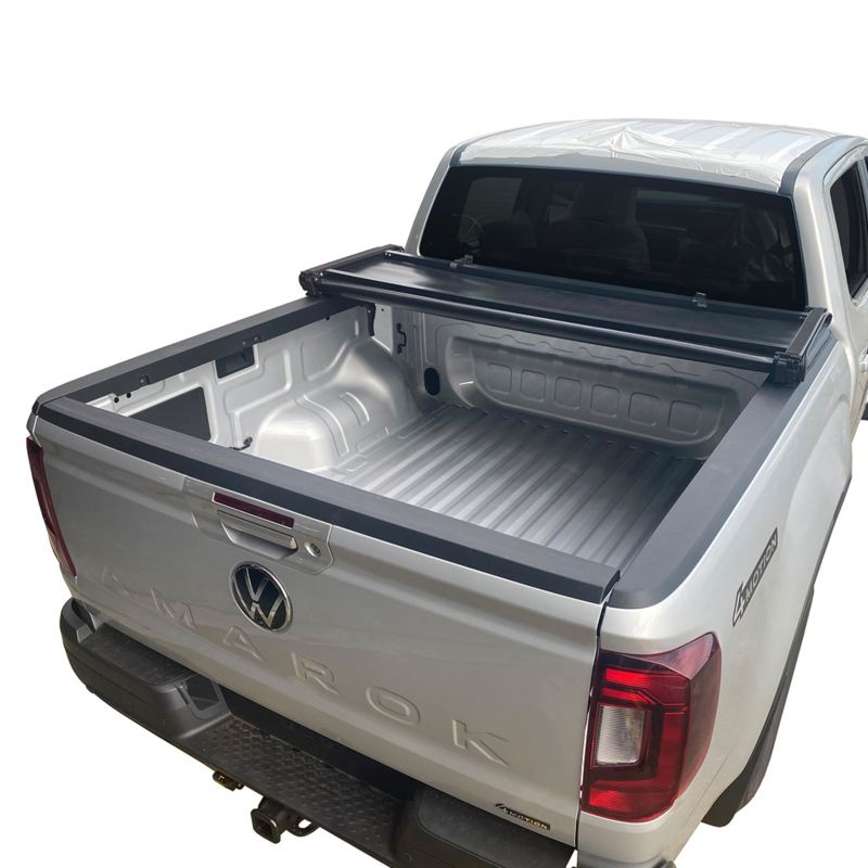 Tri-fold Tonneau Cover open