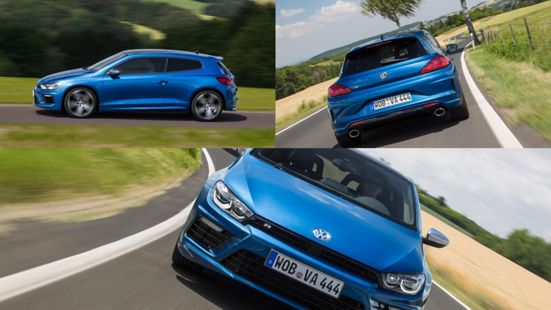 Collage de Volkswagen Scirocco clásico