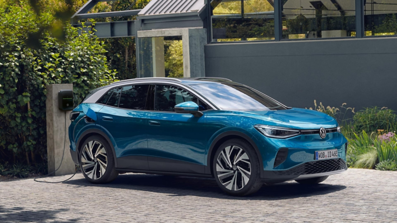Volkswagen ID.4 de color azul 