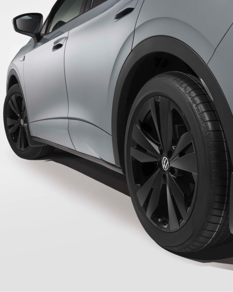 Volkswagen ID.5 gris visto desde atrás 
