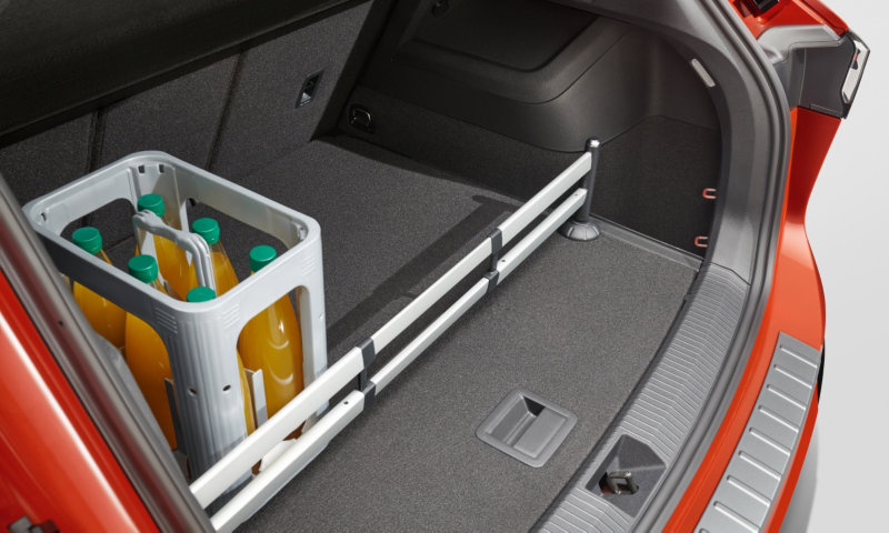 Detalle del maletero de un Volkswagen Tiguan