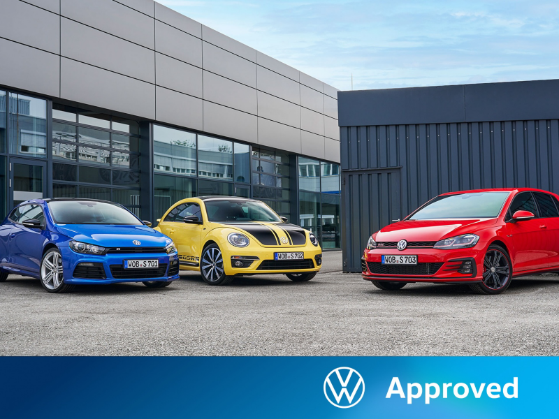 Una gama de coches Volkswagen