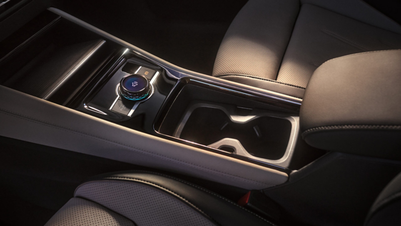 Detalle del selector de modos de conducción del Volkswagen Tiguan