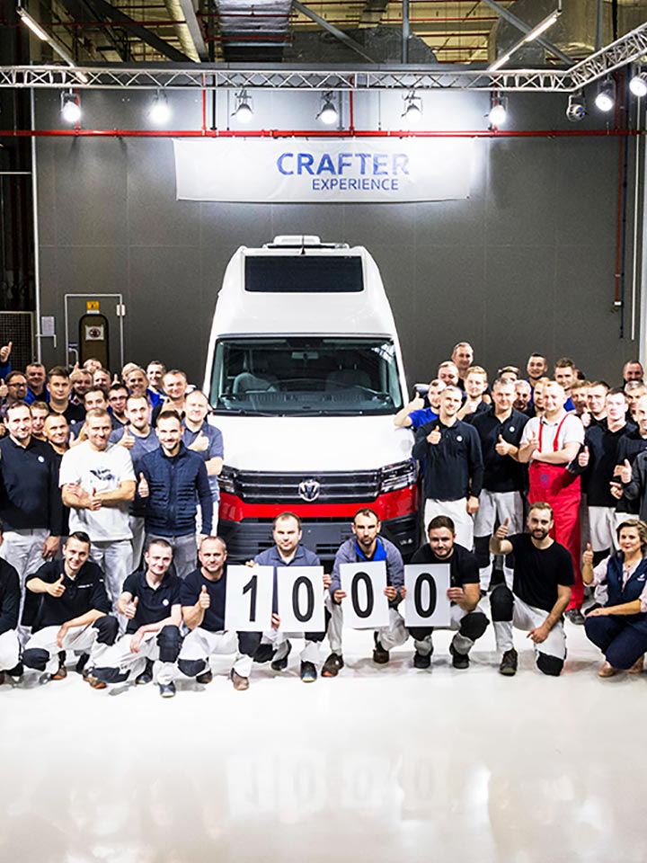 1 000 Volkswagen Grand California levererade