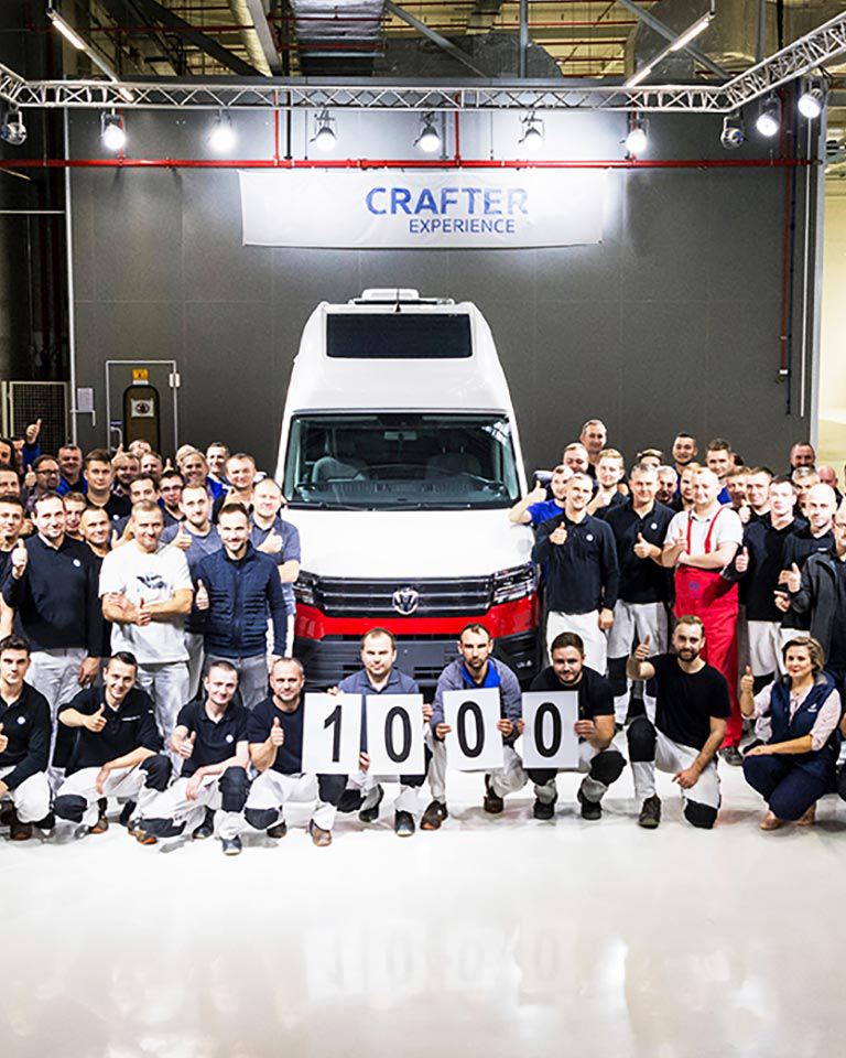 1 000 Volkswagen Grand California levererade