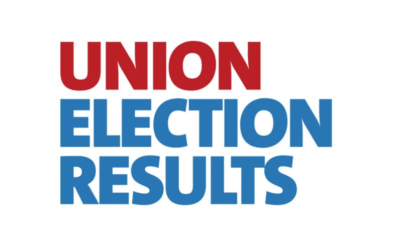 Union election results.